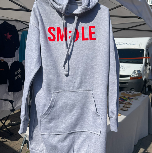 Smile Hoodie Dress | Tambas Prints