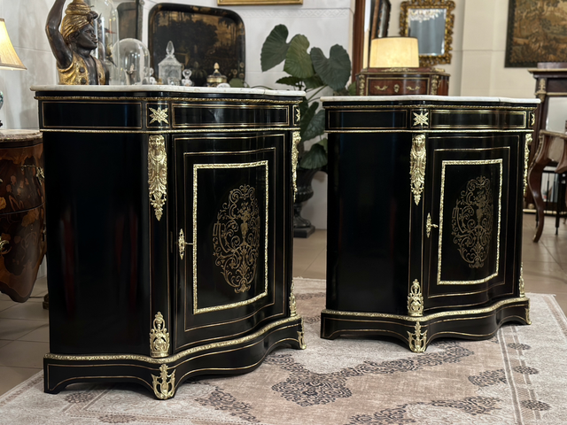 Par de armários Boulle Napoleão III
