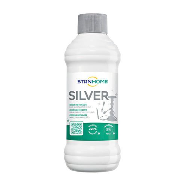 SILVER 250 ML Crema Detergente Per Argento, Cromo E Silver-Plate