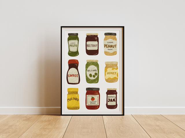 The Kitchen Cupboard Print