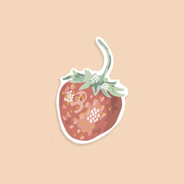 Stickers : La fraise 🍓