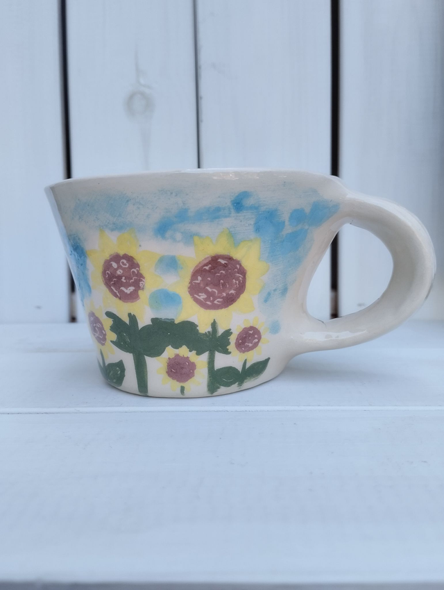 Cappucinos bögre - Napraforgós 