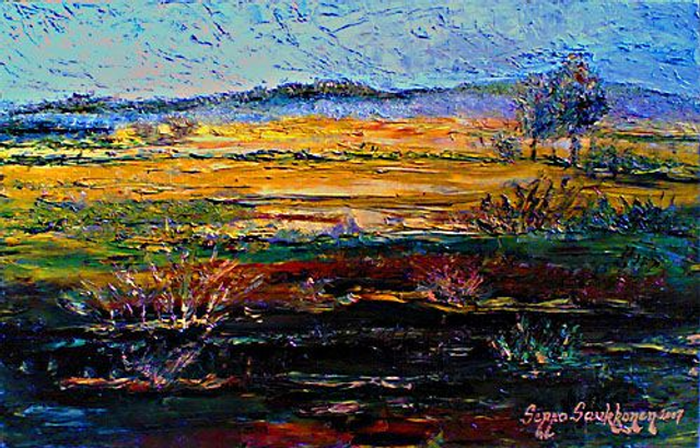 Utua aukean reunalla (38x60 cm) 