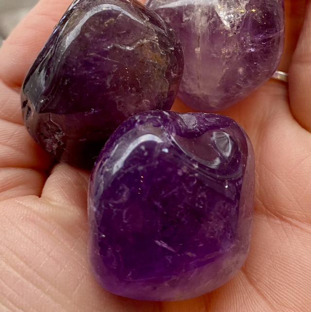 Amethyst Trommelstein L