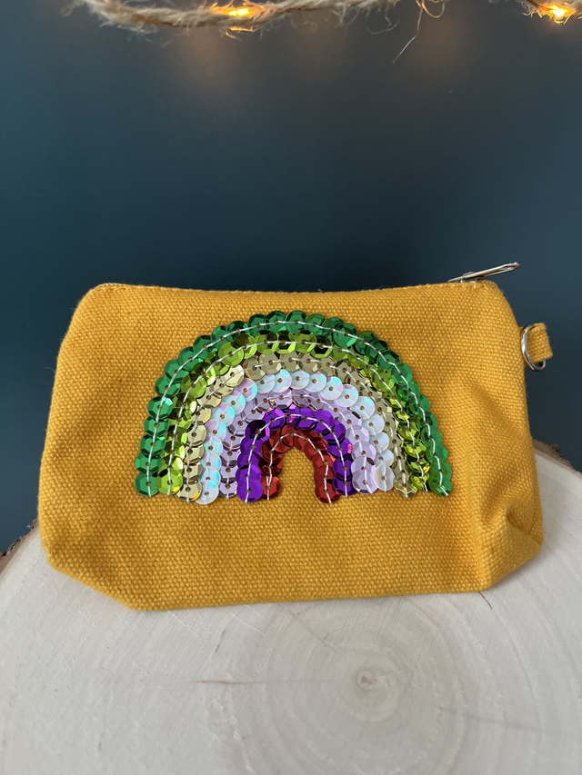 Porte-monnaie fleuri