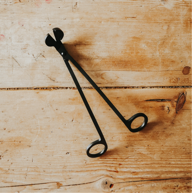 Black Matt Stainless Steel Candle Wick Trimmer