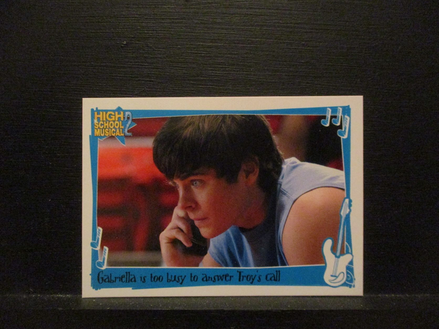 High School Musical 2 Original Trading Card #88