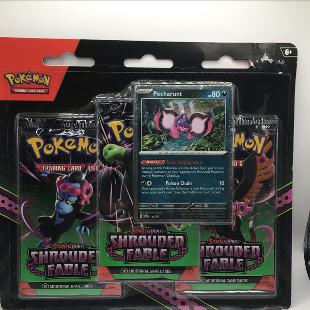 Pokemon TCG: Scarlet &amp; Violet Shrouded Fable 3 Pack Blister