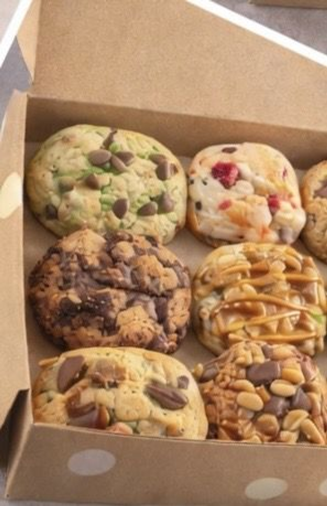 Boîte de 6 cookies mixtes