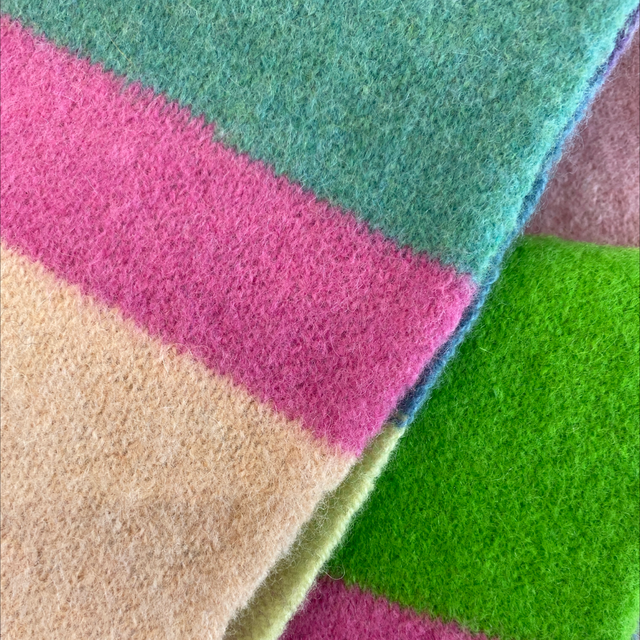 Wind Knitted Scarf multicolor 