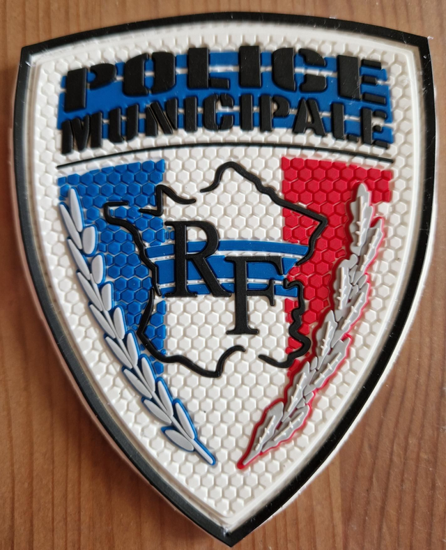 Patch pvc logo PM modèle V4 nid d&#039;abeilles