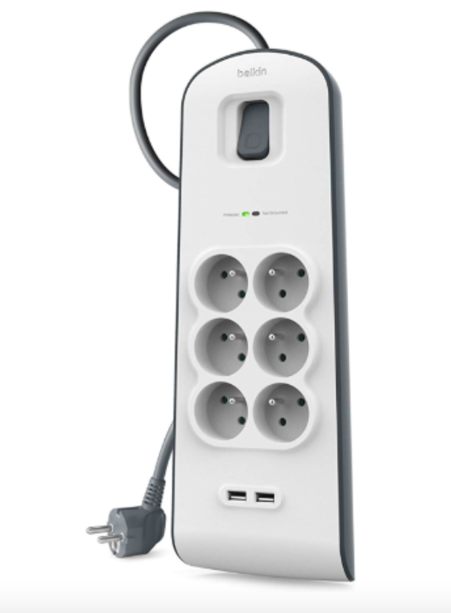 BELKIN Multiprise parafoudre 6 prises (2m)