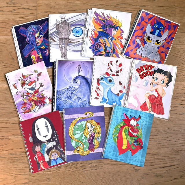 Carnets de notes - Dessins animés et Manga