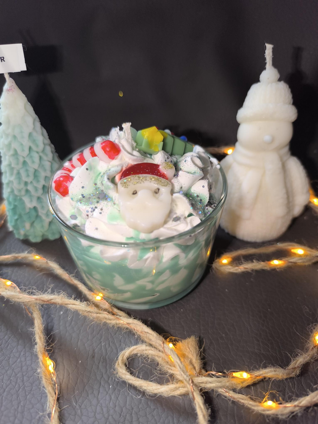 Bougie chantilly noël 