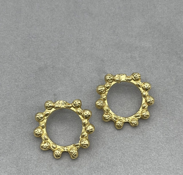 Rosary Wreath Earrings