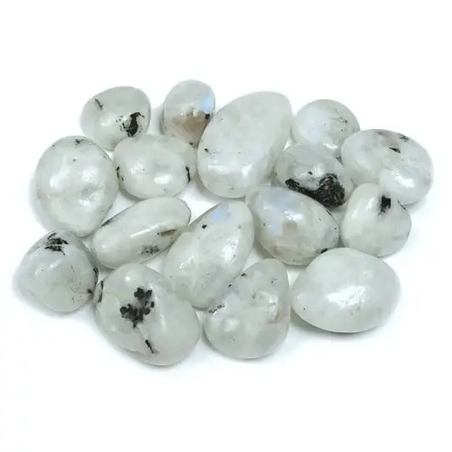 White Labradorite Tumbled Stones