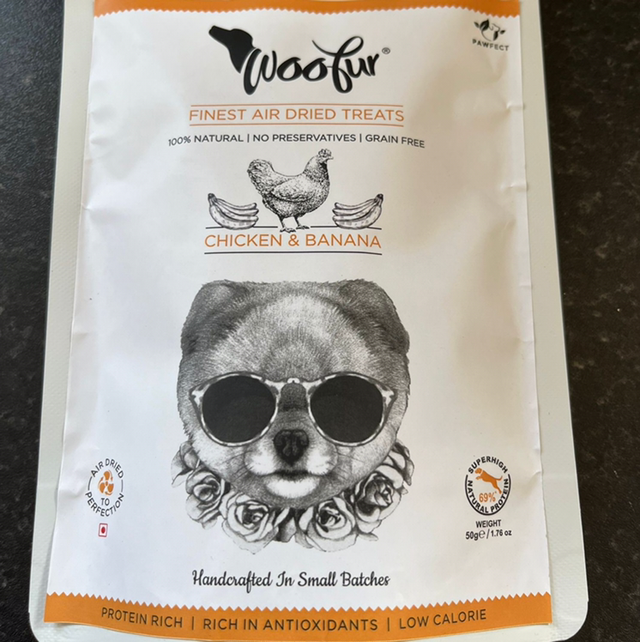 Woofur Air Dried Gourmet Chicken and Banana 