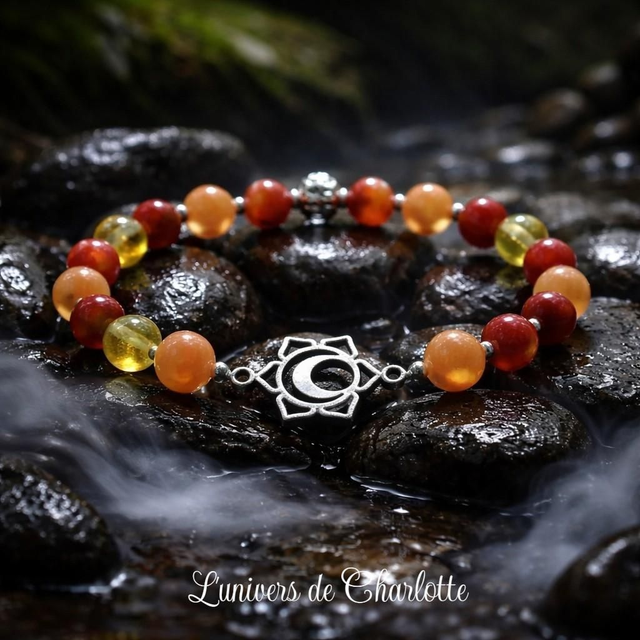 Bracelet 2 "Svadhishthana" - Chakra sacré - CH02
