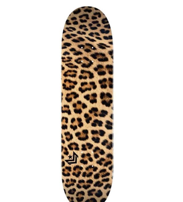 Mini Logo Skateboard Deck - Leopard 7.75"