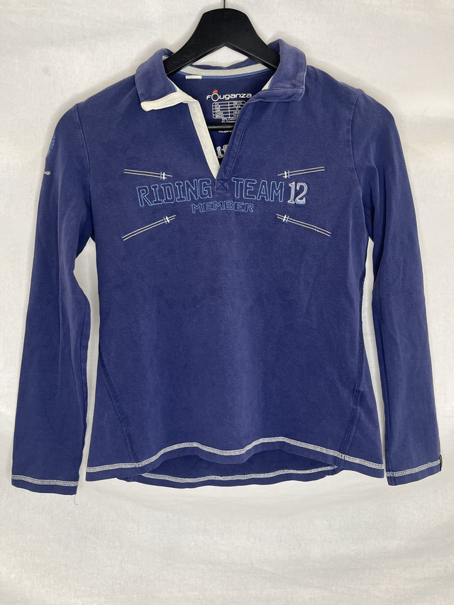 Polo manche longue Fouganza Taille 14ans