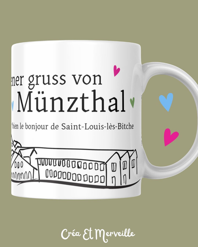 Mug Münzthal / Saint-Louis-lès-Bitche 📍- Créa Et Merveille