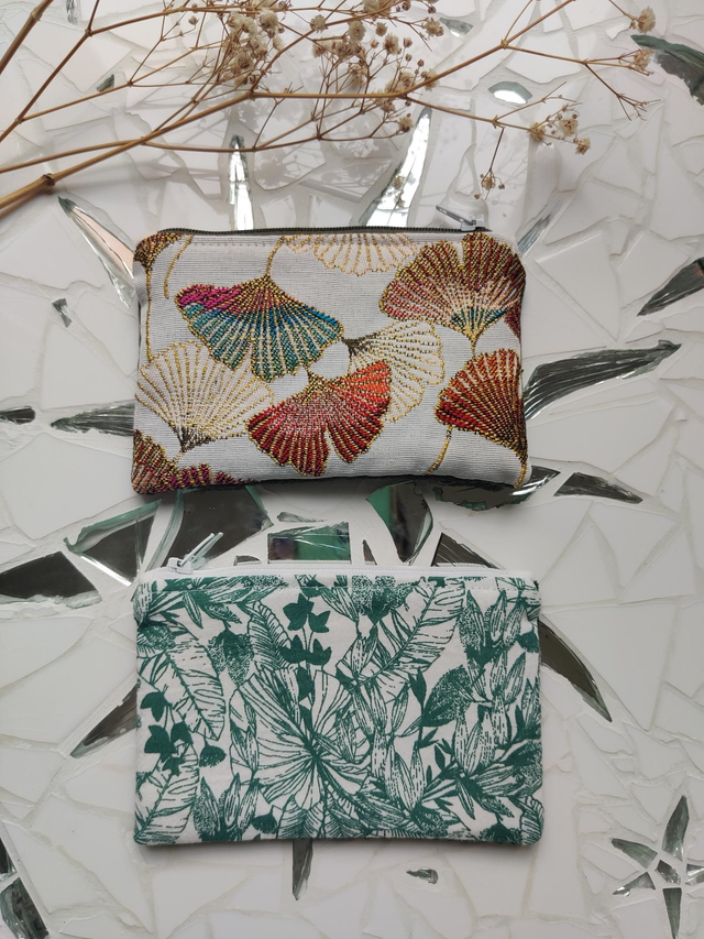 Petite pochette / porte monnaie "vert"