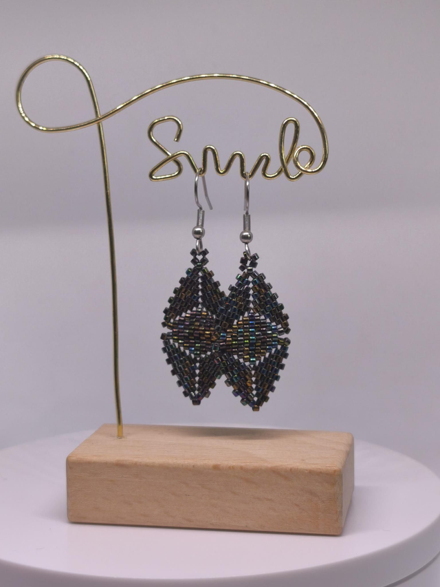 Boucles d&#039;oreilles Geo rainbow