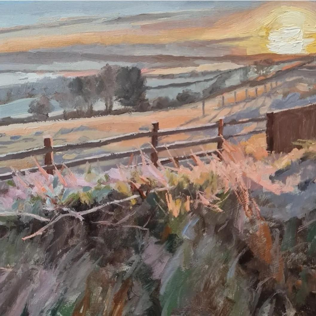 Print mini 'Frosty Sunrise'