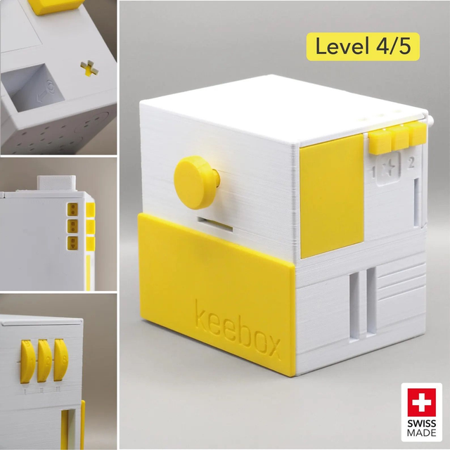 Rätselbox Gelb 4/5 | keebox