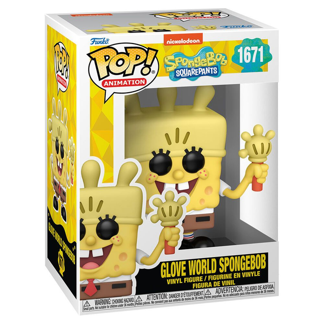 Funko - Glove World Spongebob 9cm POP!