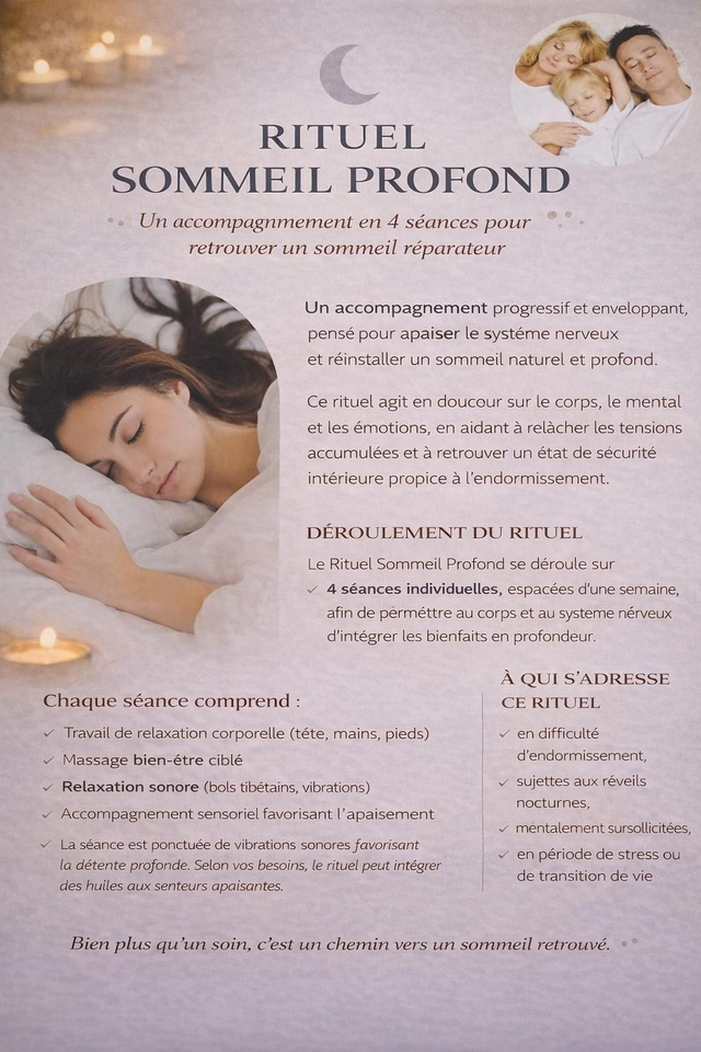 Rituel sommeil profond rdv tel de présentation 15 min