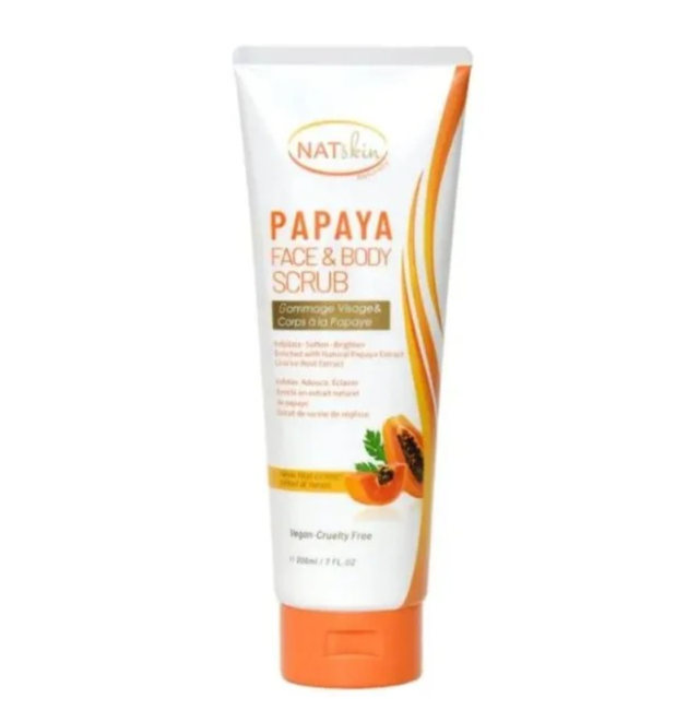 NATSkin: Papaya Face &amp; Body Scrub 200ml