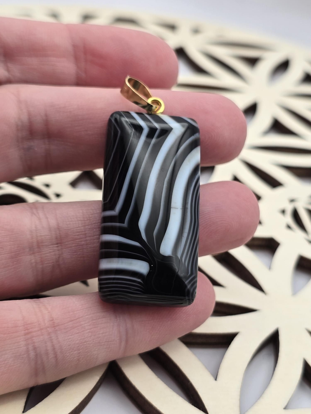 Pendentif Agate du Botswana 