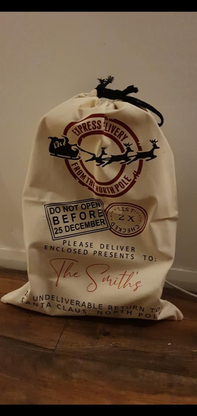 Personalised Christmas Sack