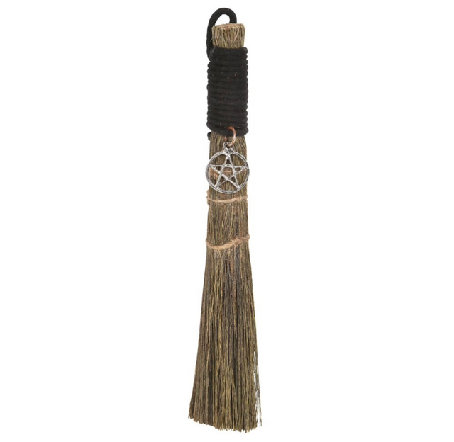 Besom Broom With Pentagram 20cm 