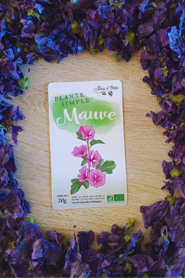 Fleur simple, Mauve