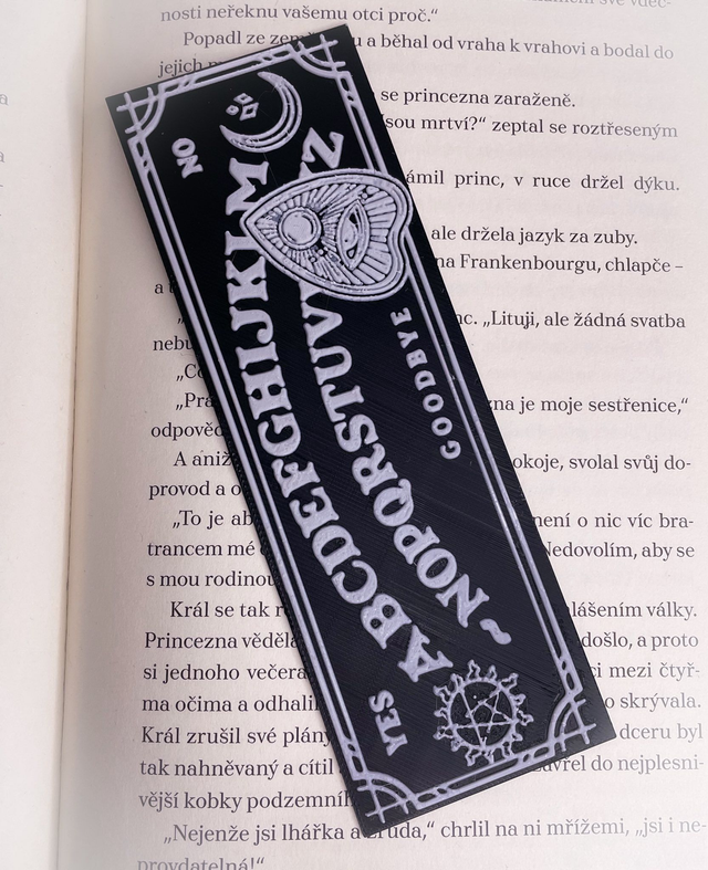 Záložka Goth Ouija