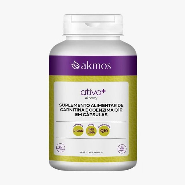 Akmos: SUPLEMENTO ATIVA + (30 capsulas).