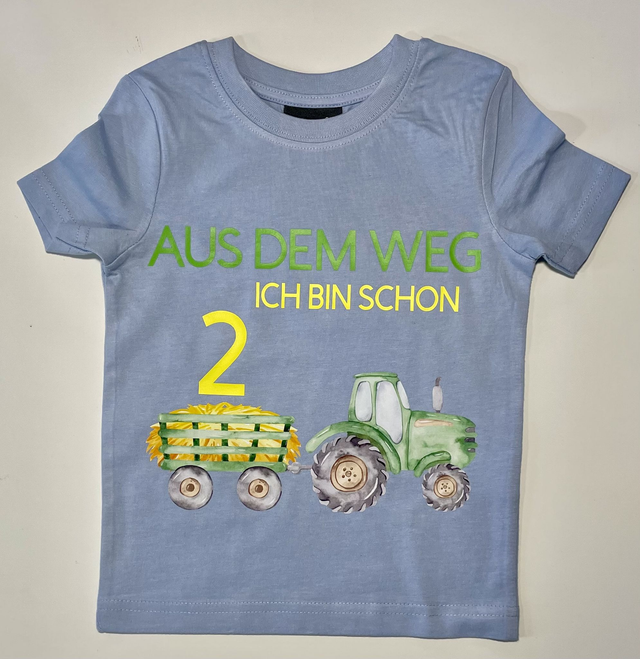 Aufdruck Traktor Geburtstag (ohne Shirt) 