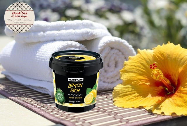 Beauty Jar " Gommage corps Hydratant Nourrissant Riche en citron ! "