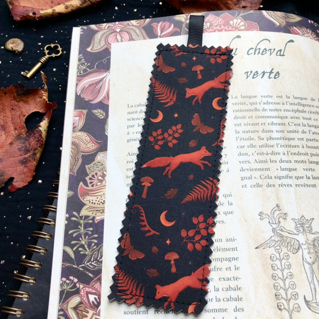 Marque page - Le bois aux renards