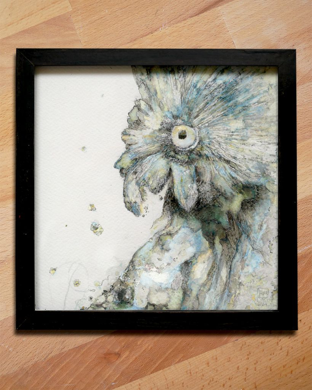 Tirage encadré "Errance onirique n°11 - détail n°1"