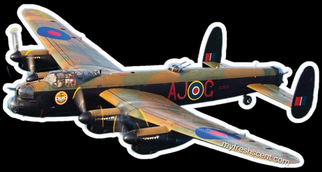 Lancaster Bomber Car Air Freshener 