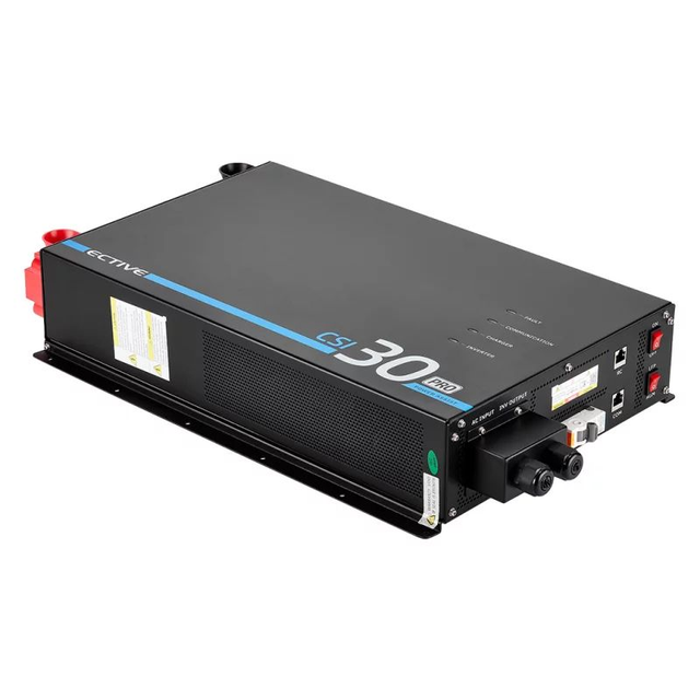 ECTIVE CSI 30 PA-RCD PRO 3000W/12V Sinus-Wechselrichter mit Netzvorrangschaltung und 150A Ladegerät
