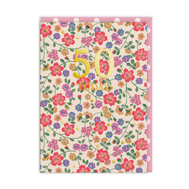 Cath Kidston 50 Today Card
