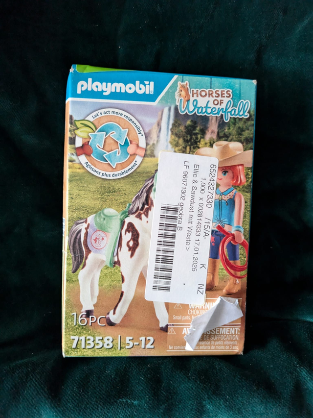 Playmobil Horses of Waterfall – Ellie & Sawdust (Set 71358), 16-tlg. – neu & OVP
