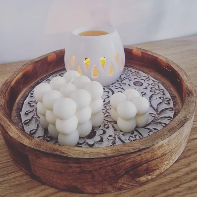 Duo bougie bubble