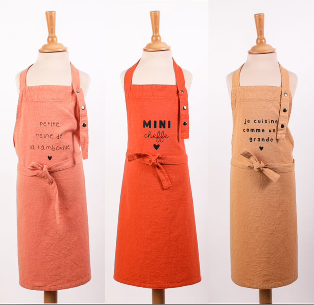 Tablier enfant : je cuisine comme une grande
