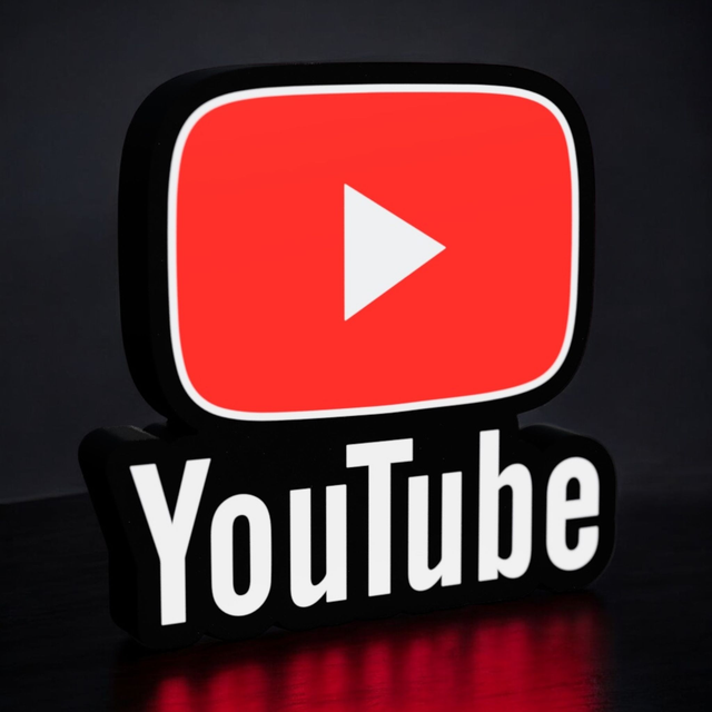 Lampe 3D YouTube LED - Pour les créateurs et passionnés de vidéo !