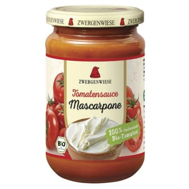 Zwergenwiese Tomatensauce Mascarpone, 340ml Glas